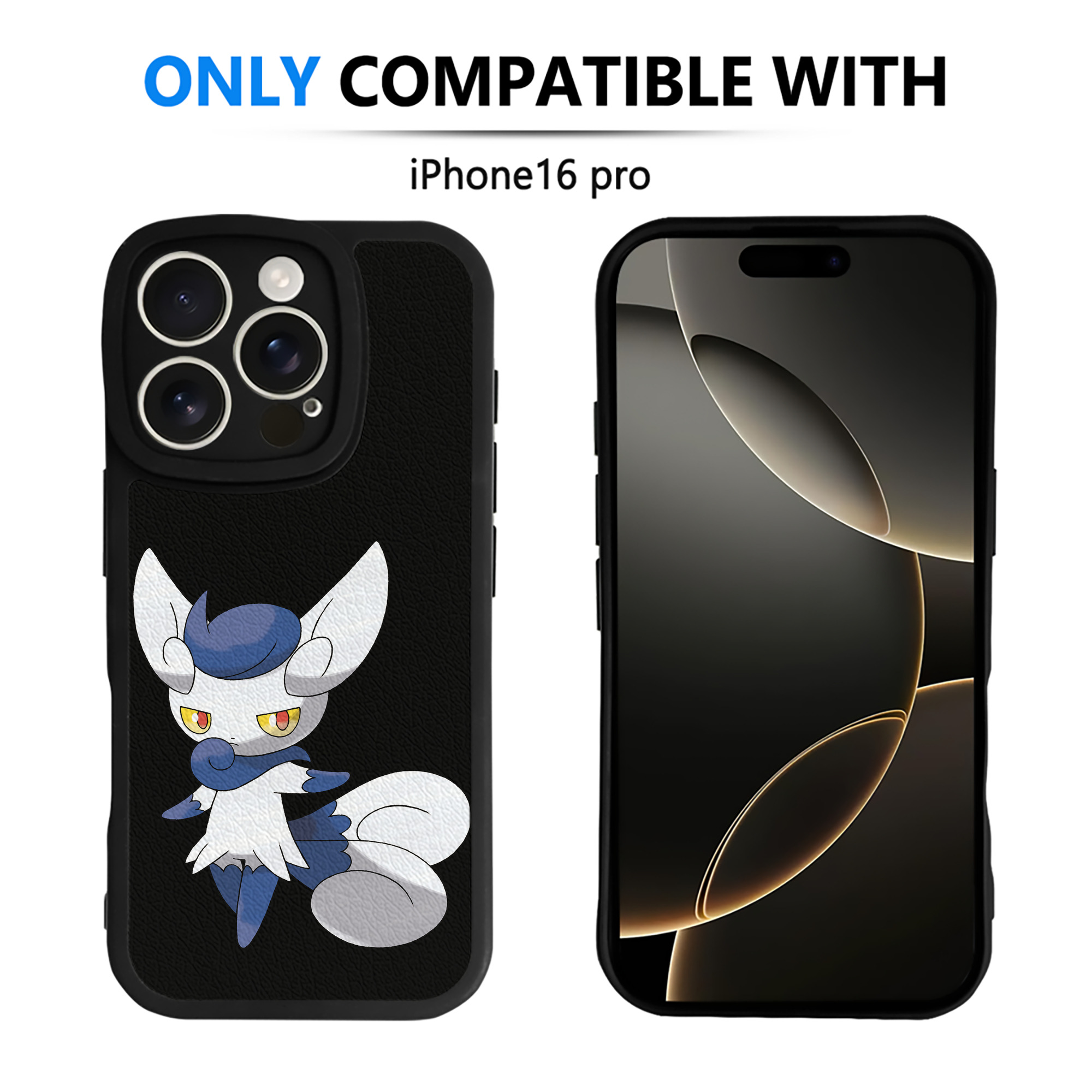 （画像用） ポケットモンスター Pokémon 【iPhone 16シリーズ対応】シリコンスマホケース（レザー調） 材質：シリコン